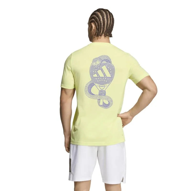 Adidas Padel Graphic T-shirt Lime Green
