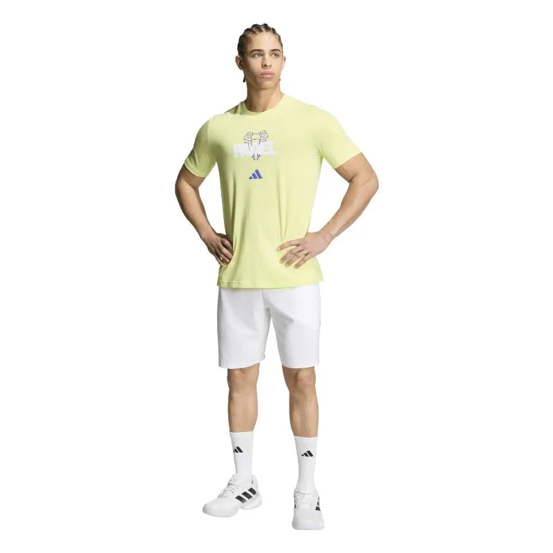 Adidas Padel Graphic T-shirt Lime Green