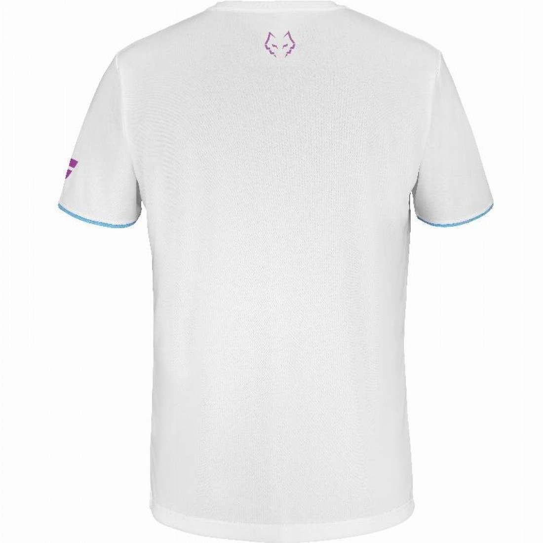 Babolat Juan Lebron White Pink T-Shirt