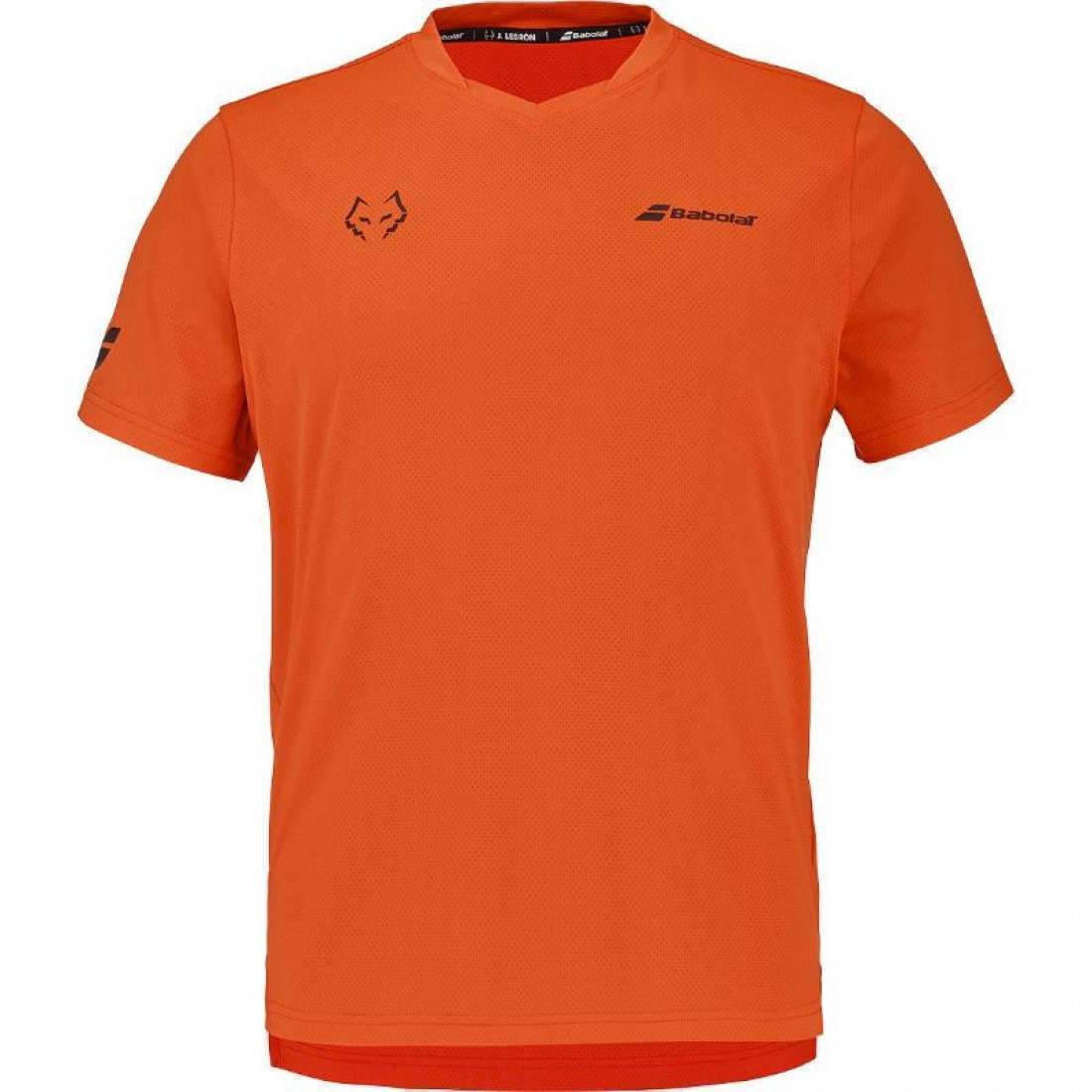 Babolat Juan Lebron Crew Neck Orange T-Shirt