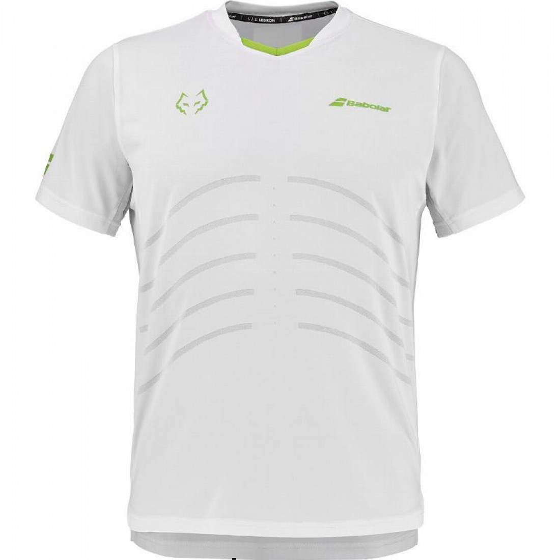 Babolat Juan Lebron Crew Neck Replica White T-Shirt