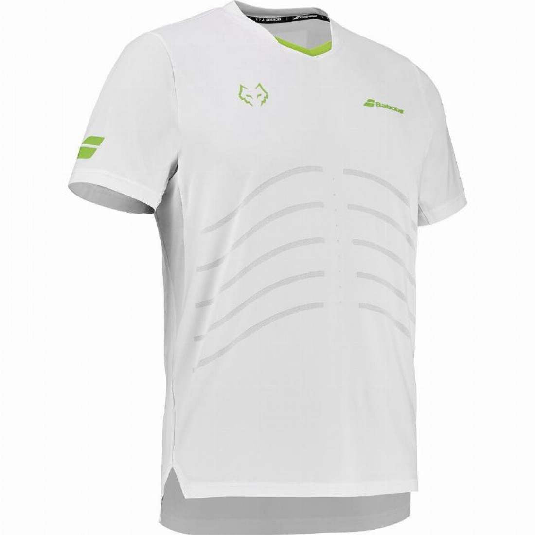 Babolat Juan Lebron Crew Neck Replica White T-Shirt