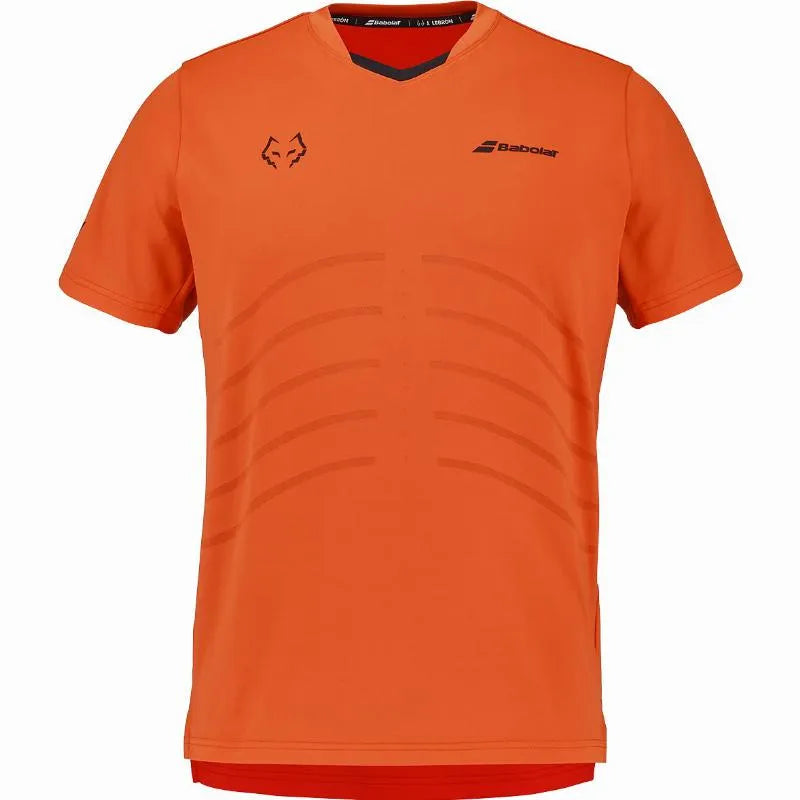 Babolat Juan Lebron Crew Neck Orange T-Shirt