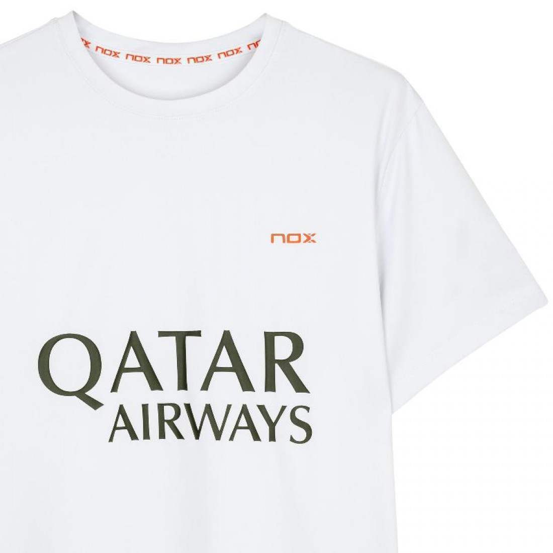 Nox Agustin Tapia Sponsors  AT10 White T-Shirt 2024