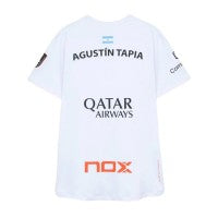 Nox Agustin Tapia Sponsors T-shirt AT10 White 2026