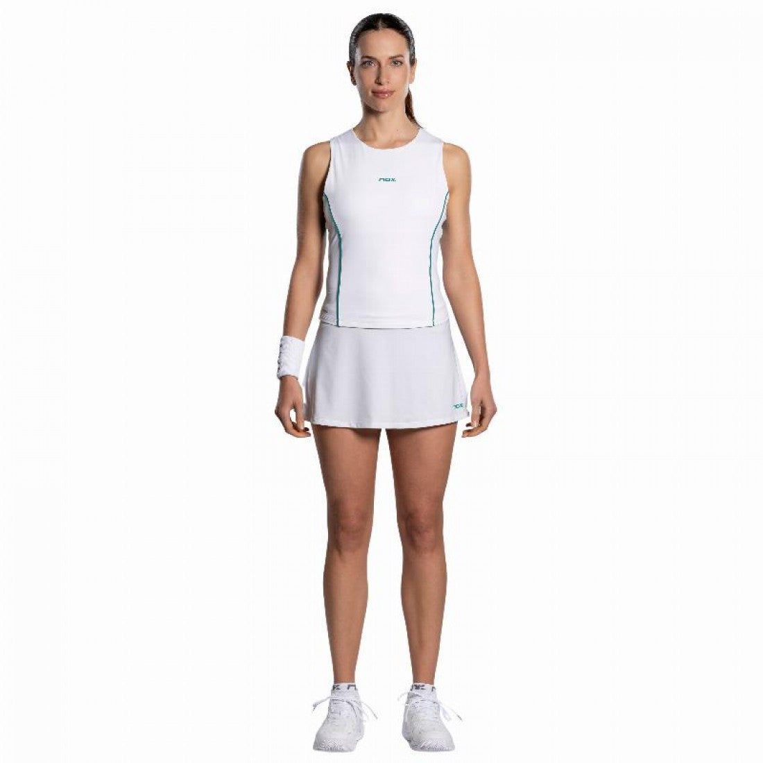 Nox Pro Women's T-Shirt White Green Ivy