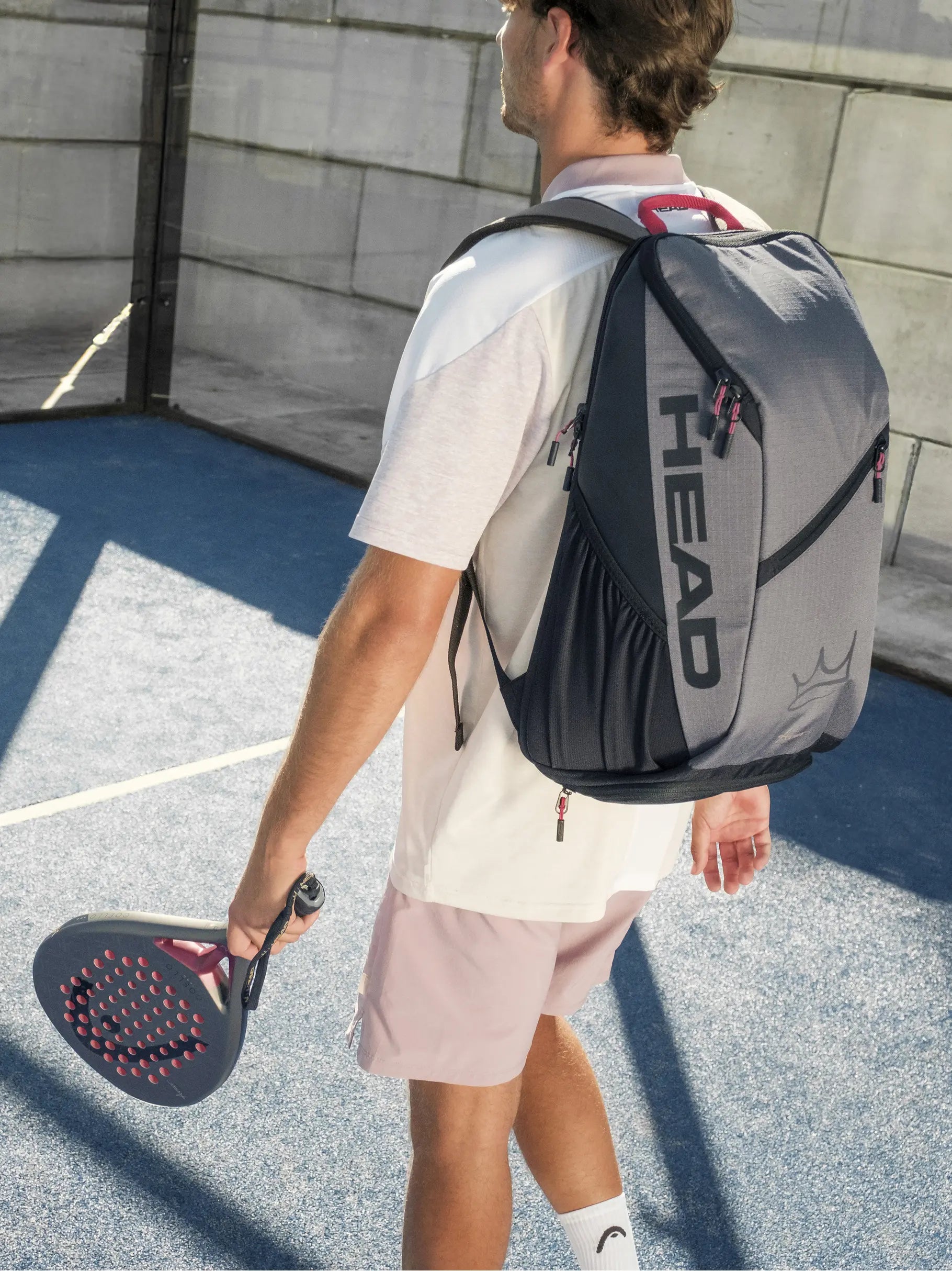 Head Arturo Coello Tour Black Gray Backpack