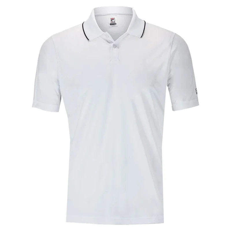 Fila Essentials Piped Men's Tennis Polo White