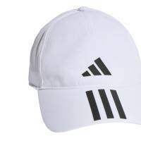Adidas Aeroready Baseball Cap 3 Stripes White Black