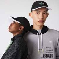 Lacoste Lightweight Cap Black White