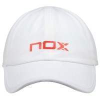 Nox White Red Cap