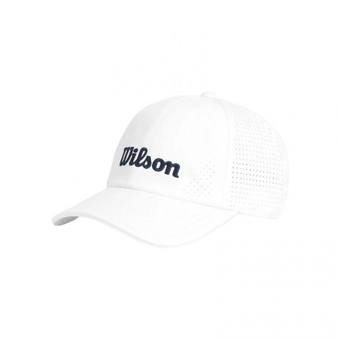 Wilson Active Perforated Cap White Navy Blue