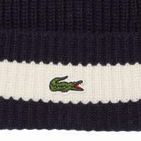 Lacoste Wool Hat Navy Blue White