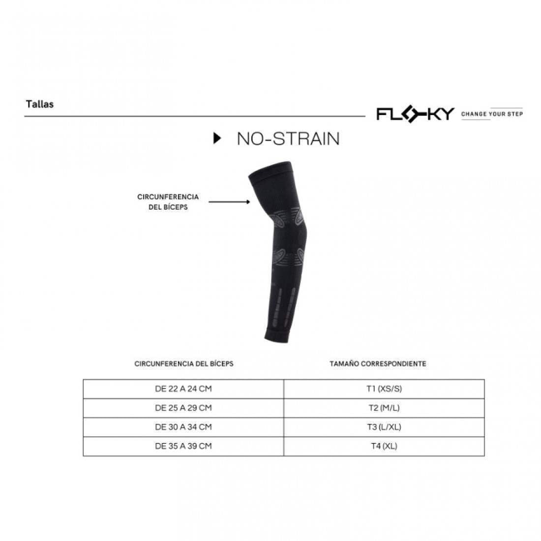 Floky Agustin Tapia No Strain Black Arm Warmers 1 Unit