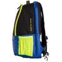 Black Crown Raptor Epic Energy Blue Yellow Backpack
