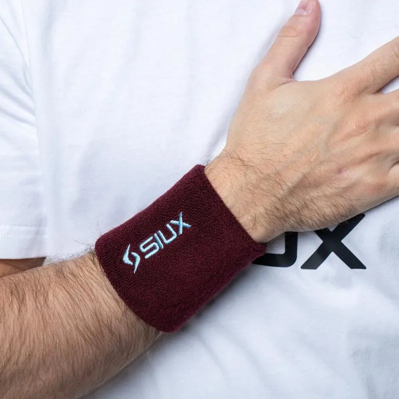 Siux Groove Bordeaux Wristbands 2 Units