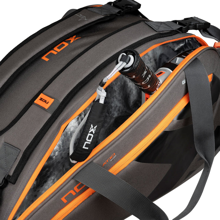 Nox AT10 Team Gray Orange Padel Bag