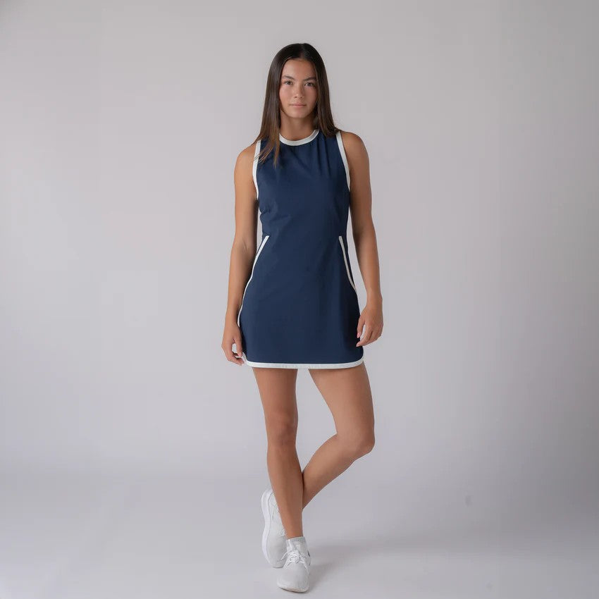 Joola Court Dress Navy Blue Grey