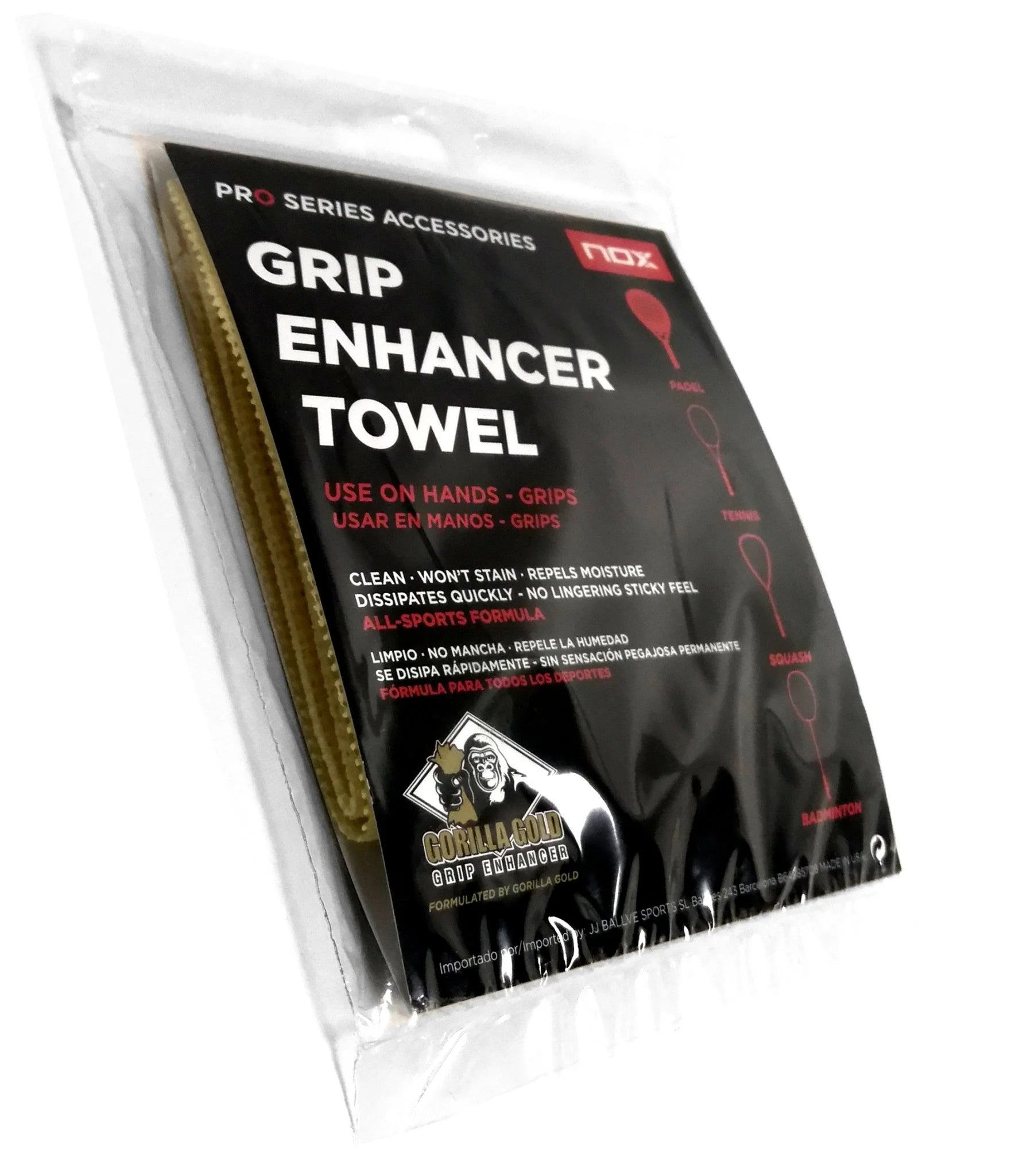 Nox Gorilla Gold Grip Towel