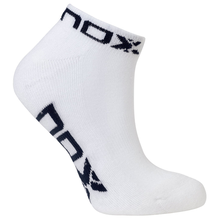 Nox Ankle Socks White Black 1 Pair