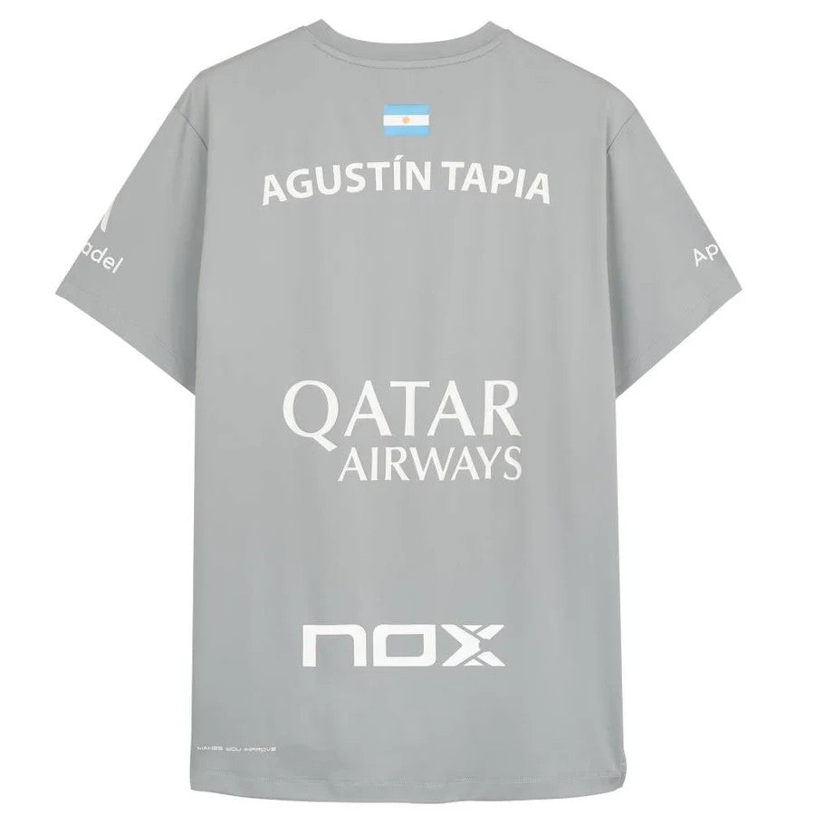 Nox Agustin Tapia Sponsors T-Shirt AT10 Grey 2024