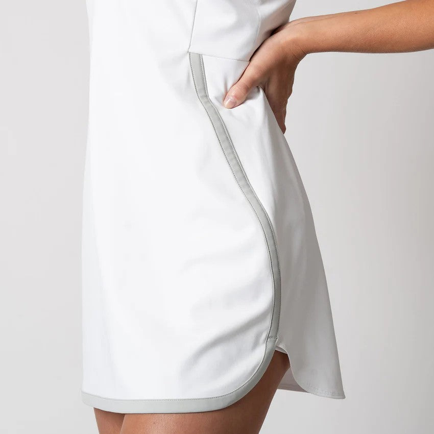 Joola Court Dress White Grey