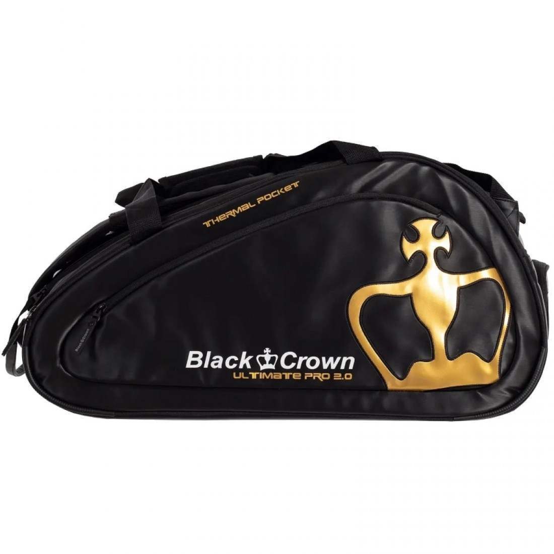 Black Crown Ultimate Pro 2.0 Black Golden Padel Bag