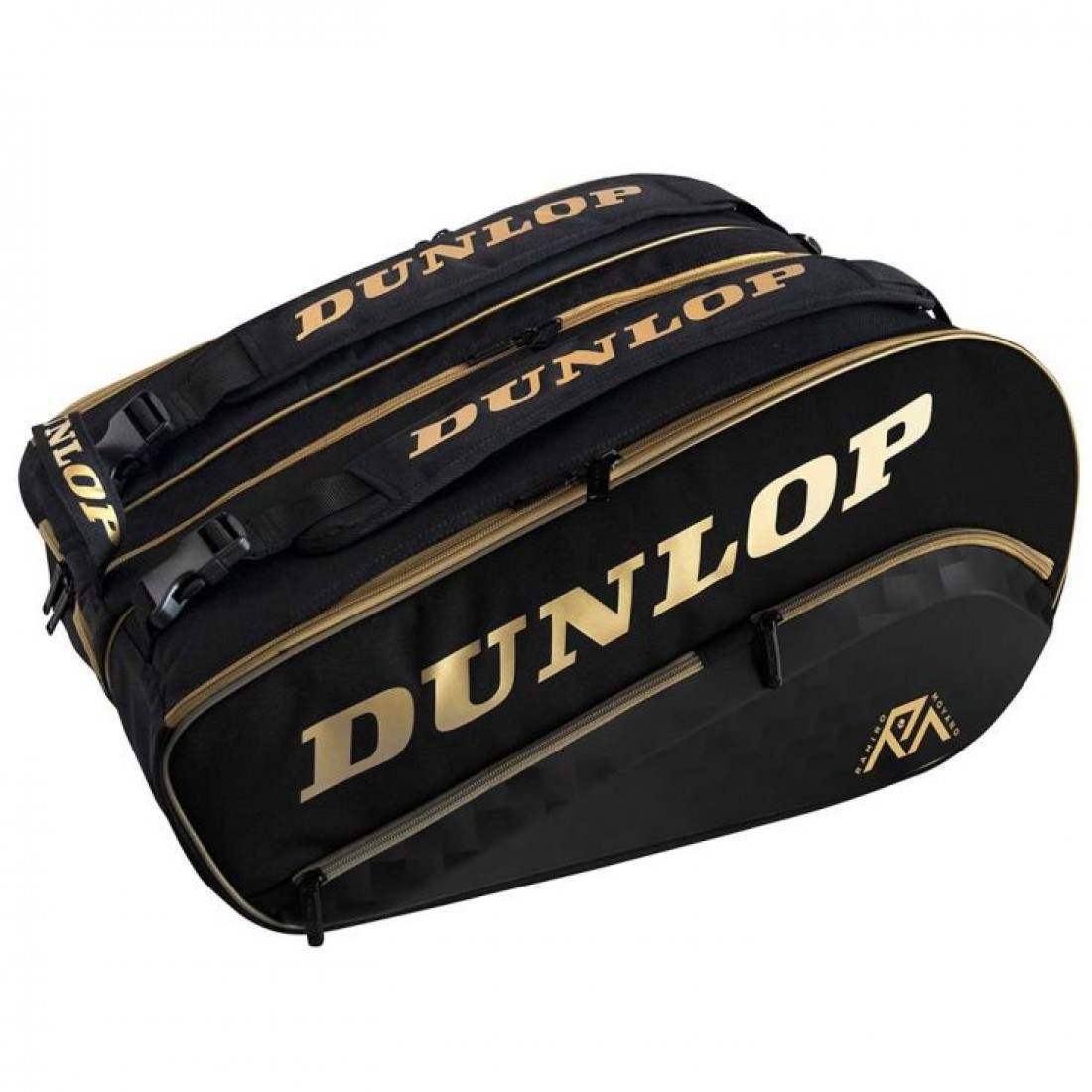 Dunlop Elite Black and Gold Padel Bag