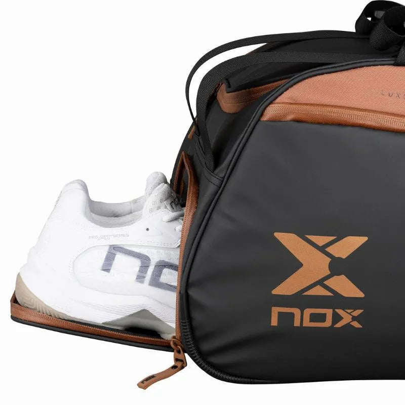 Nox Agustin Tapia Luxury Open Series Padel Bag - Black/Brown