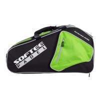Softee Padel Square Racquet Bag Fluor Green