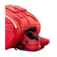 Wilson Super Tour Red and White Padel Bag