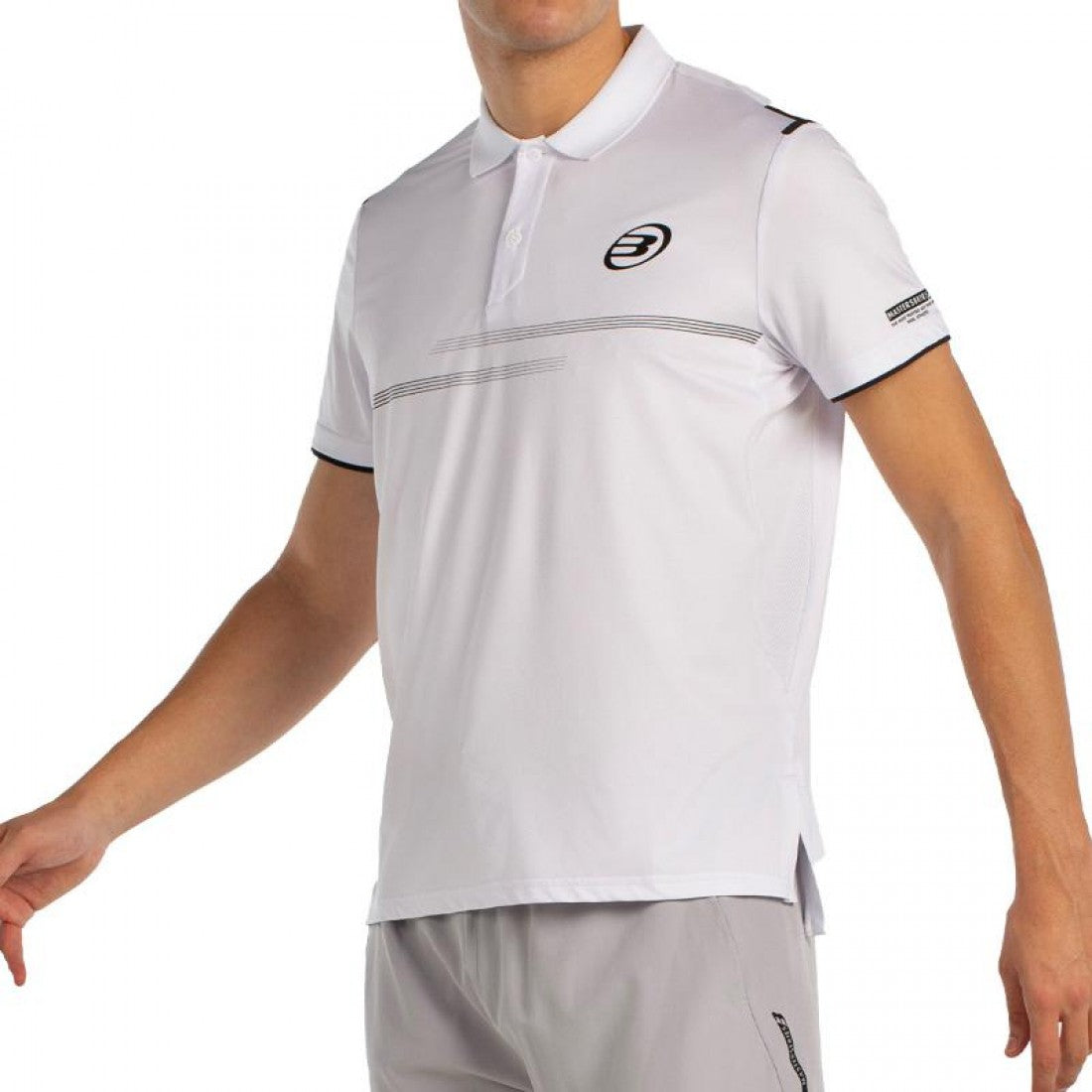 Bullpadel Menkar White Polo Shirt