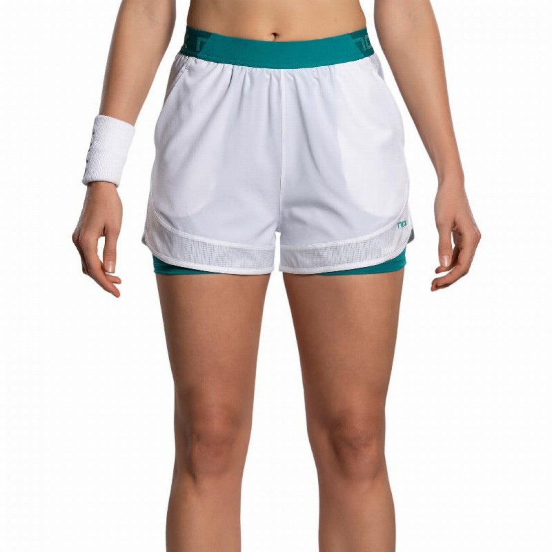 Women's Short Nox Pro White Ivy Green