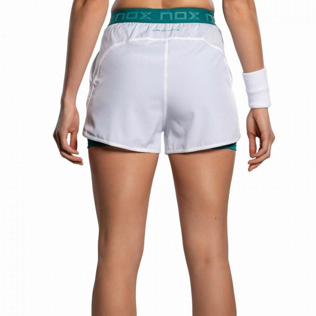 Women's Short Nox Pro White Ivy Green