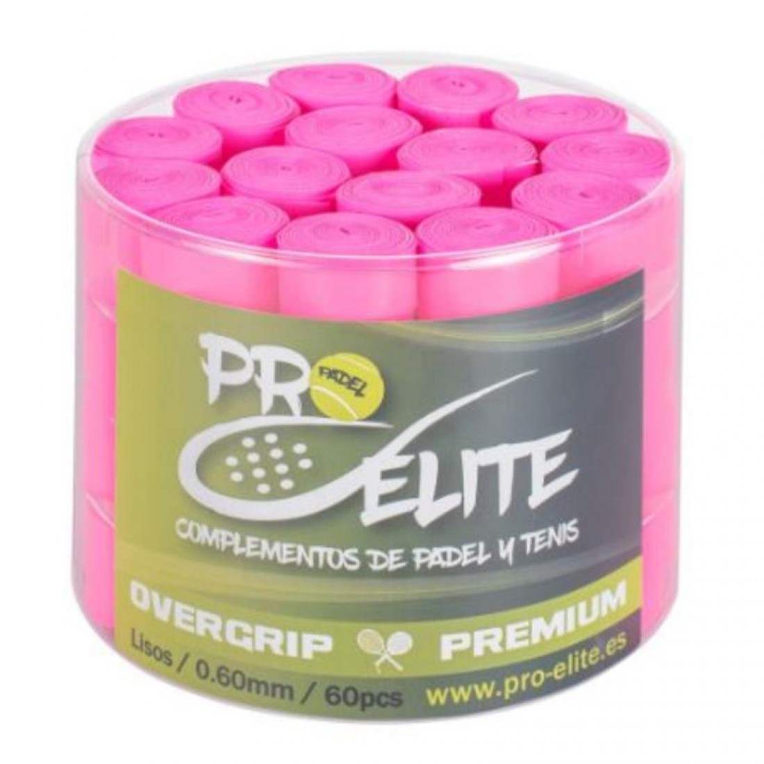 Pro Elite Premium Smooth Pink Drum 60 Overgrips