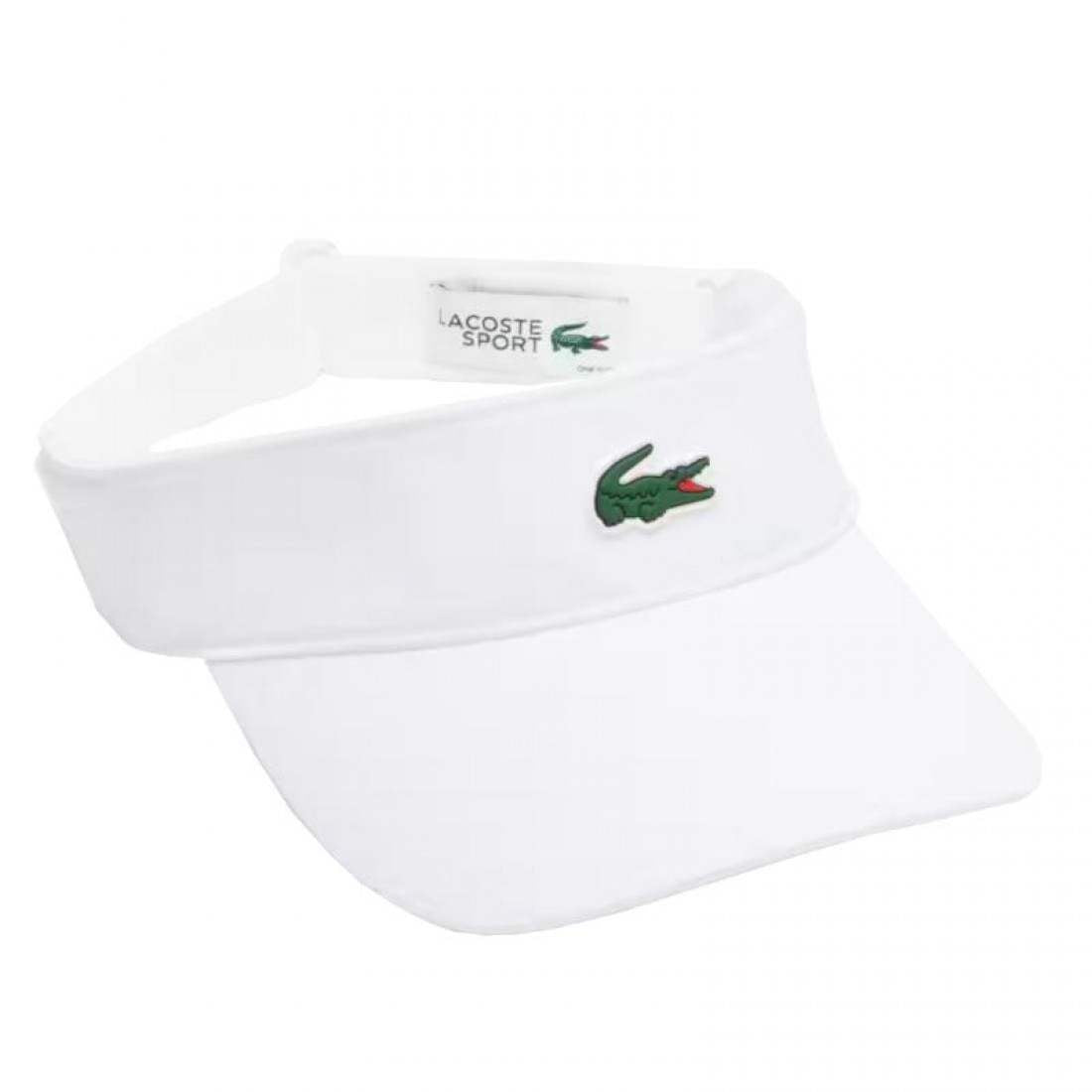 Lacoste Sport Visor, Bright White