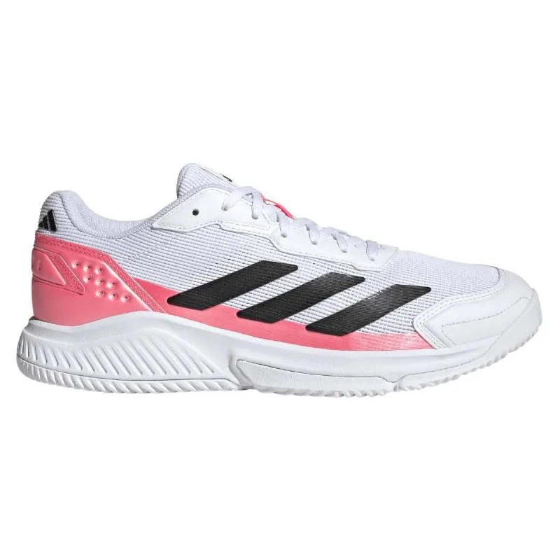 Adidas Courtquick Padel Shoes White Pink
