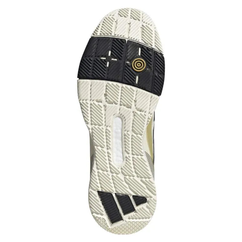 Adidas Crazyquick Boost Padel White Black Gold Sneakers