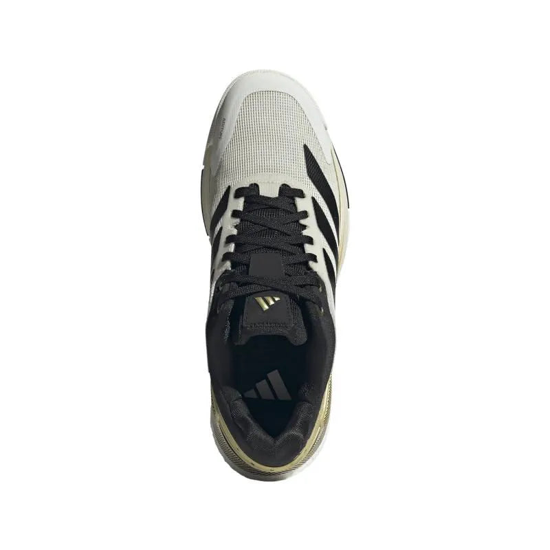 Adidas Crazyquick Boost Padel White Black Gold Sneakers