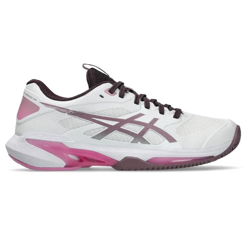 Asics Solution Speed FF 4 Clay White Mauve Women''s Sneakers