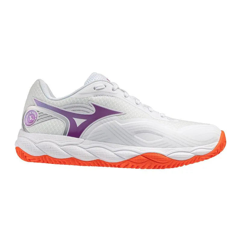 Mizuno Wave Enforce Court 2 Clay White Women's Sneakers