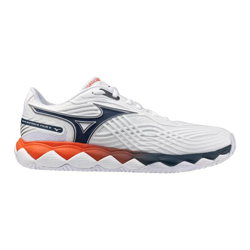 Mizuno Wave Enforce Tour 2 Clay White Sneakers