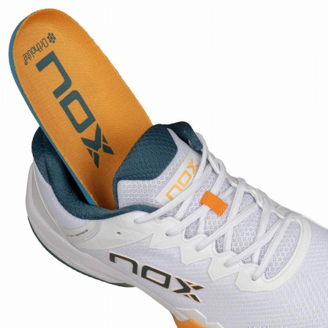 Nox ML10 Hexa White Apricot Padel Shoes
