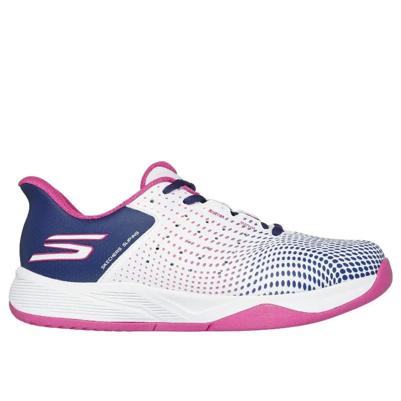 Skechers Viper Court Reload White Navy Blue Women''s Sneakers