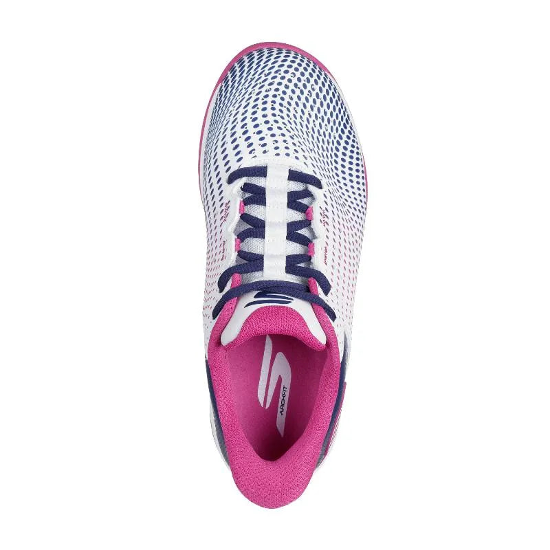 Skechers Viper Court Reload White Navy Blue Women''s Sneakers