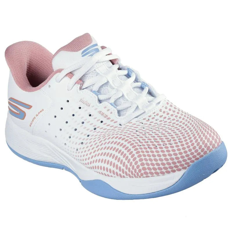 Skechers Viper Court Reload White Pink Women's Sneakers
