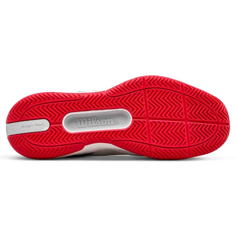 Wilson Rush Pro 5 CTC White Red Sneakers