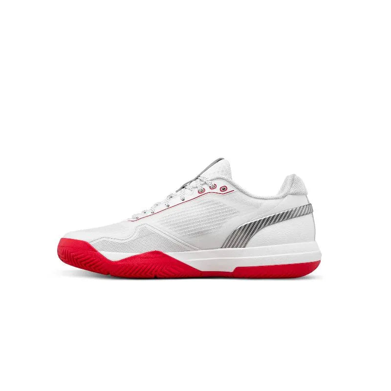 Wilson Rush Pro 5 CTC White Red Sneakers