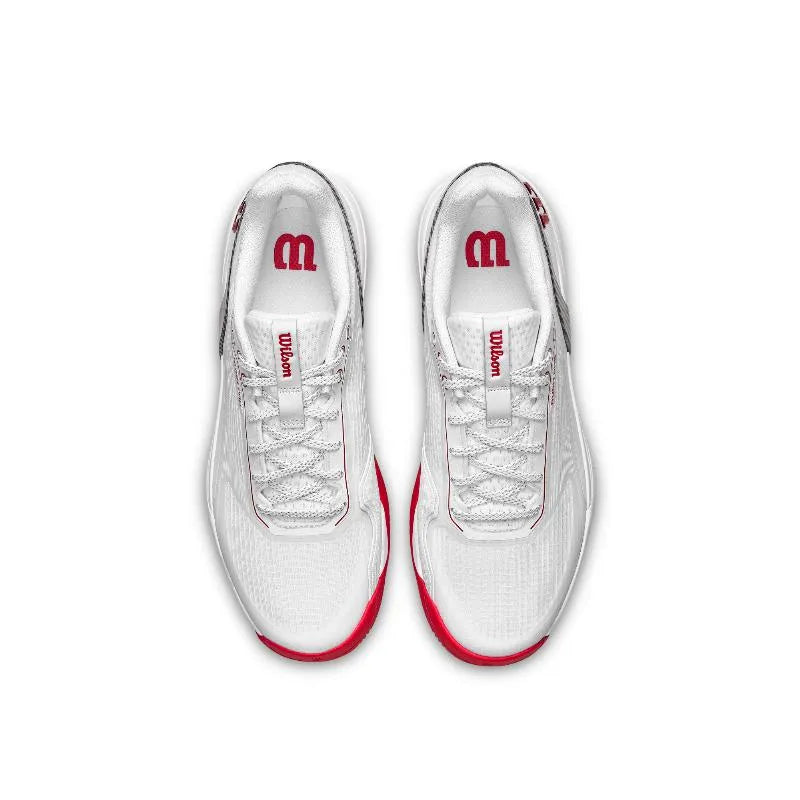 Wilson Rush Pro 5 CTC White Red Sneakers